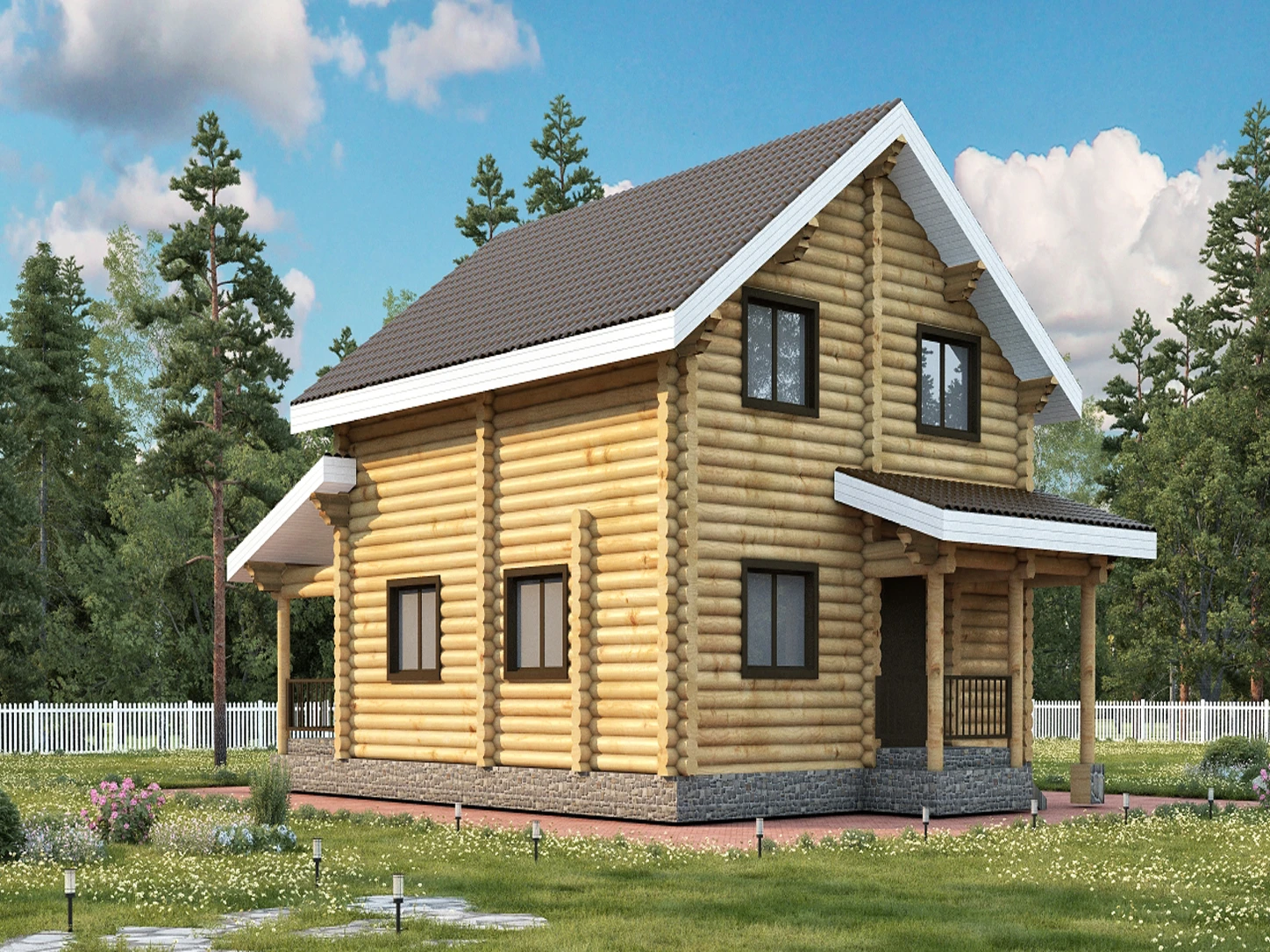 Проект дома 170 м² — Дом №17