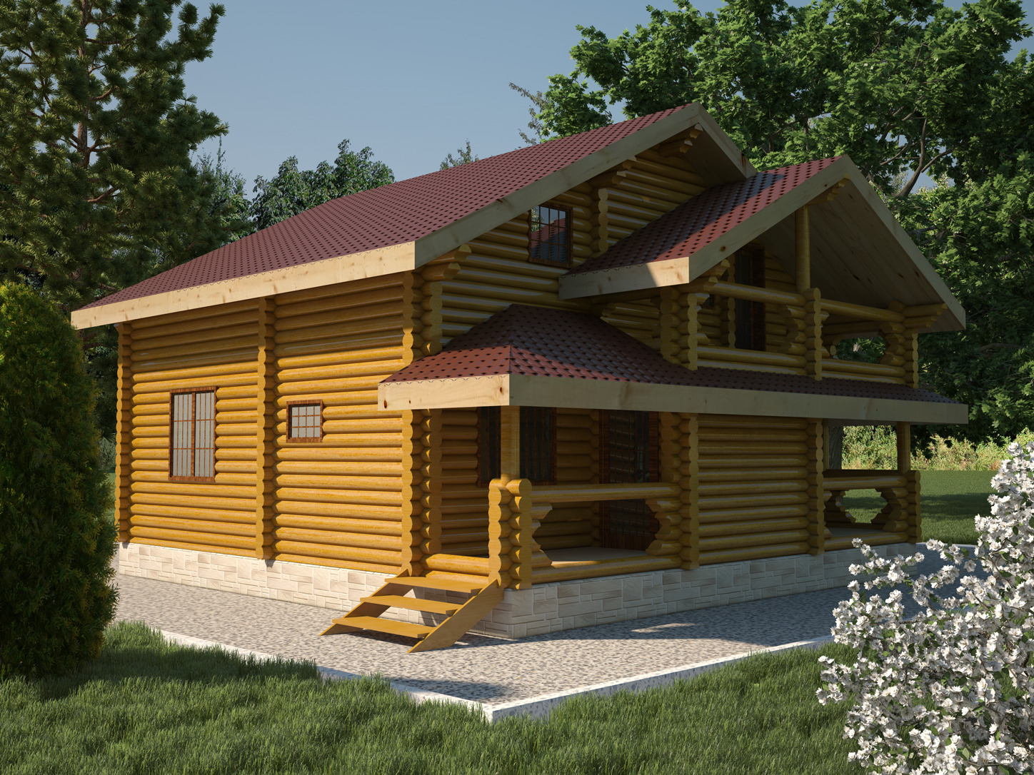 Дом №18 | Строительство деревянных домов из сруба