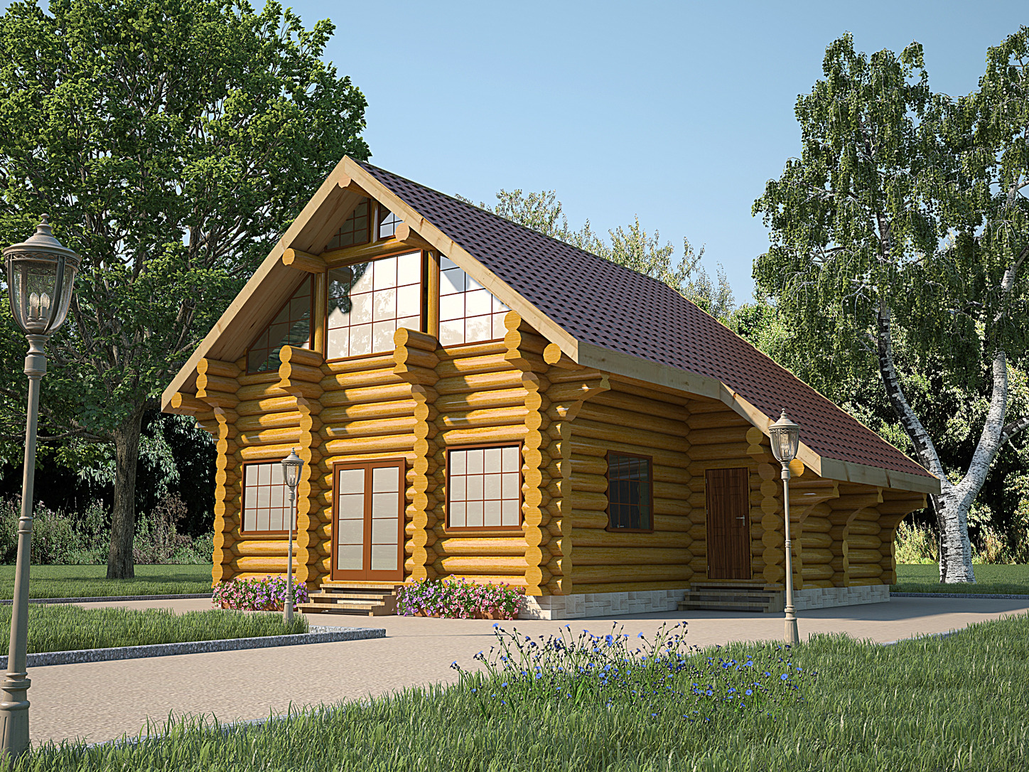 Дом №19 | Строительство деревянных домов из сруба