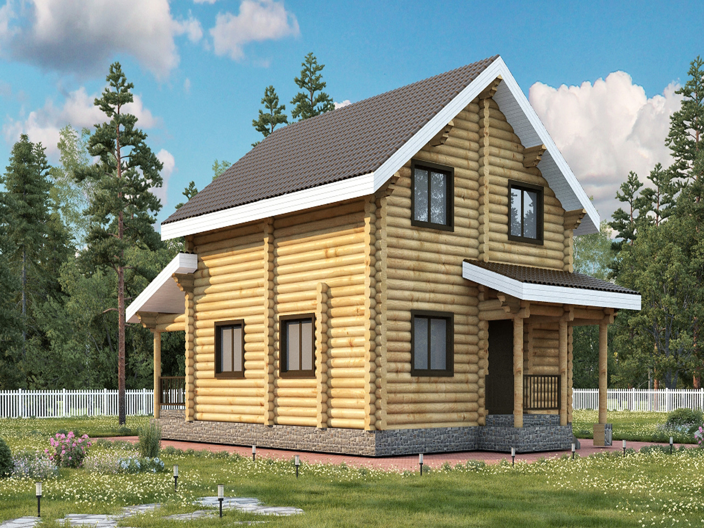 Дом №17 | Строительство деревянных домов из сруба
